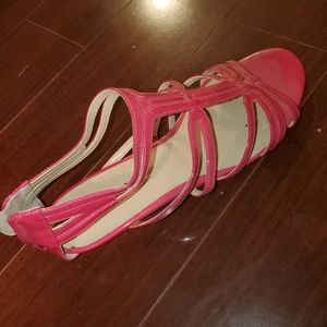 Nine West pink sandals